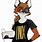 Linux Fox Mascot
