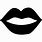 Lips Outline SVG