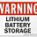 Lithium Battery Sign