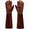 Long Leather Work Gloves