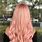 Long Light Pink Hair