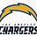 Los Angeles Chargers Football Logo
