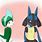 Lucario and Gallade