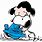 Lucy and Snoopy Hug