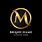 M Logo Design Gold