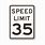 MUTCD Speed Limit Sign