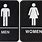 Man/Woman Bathroom Sign