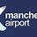 Manchester Airport Logo with Plane