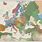 Map of Europe 1550