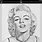Marilyn Monroe Pencil Art