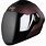 Maroon Motorcycle Helmet
