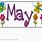 May Calendar Header