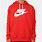 Men's Red Nike Hoodie