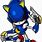Metal Sonic 2D Art