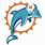 Miami Dolphins Old Logo SVG