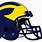Michigan Football Helmet SVG