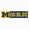 Michigan Go Blue SVG