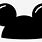 Mickey Mouse Hat SVG