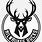 Milwaukee Bucks Black Logo