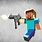Minecraft Steve with Gun