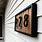 Modern House Number Signs