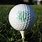 Monogram Golf Balls