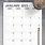 Monthly Calendar Pages Printable