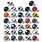 NFL Football Helmet Stickers