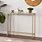 Narrow Gold Console Table