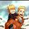 Naruto with His Dad