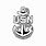 Navy Anchor Logo SVG