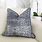 Navy and Gray Throw Pillows