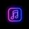 Neon Apple Music Logo
