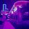 Neon Purple Grunge Aesthetic