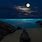 Night Beach Moon