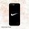 Nike Black Phone Case
