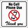 No Cell Phone Use Signs to Print