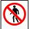 No Entry. Sign Picture