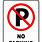 No Parking Sign Singapore