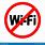 No Wi-Fi Sign