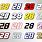 Number 57 NASCAR Font