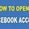 Open My Account On Facebook