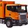 Orange Garbage Truck Toy