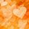 Orange Heart Background