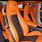 Orange Leather Seat Car