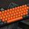 Orange Mechanical Keyboard