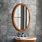 Oval Wood Framed Bathroom Mirrors