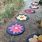 Painted Garden Stepping Stones