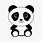 Panda Cut SVG