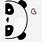 Panda Heart Emoji